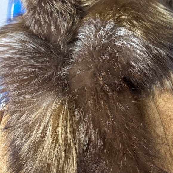 Vintage 1990s Roberto Cavalli Full-Length Shearling & Fur Coat - Picture 8 of 16